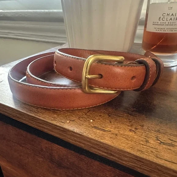 J Crew Leather Belt - Picture 3 of 4